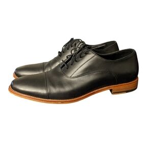 Black Cap Toe Shoes